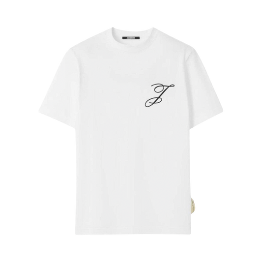 Jacquemus Logo Blanc Brodés