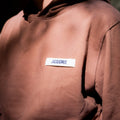 Jacquemus Pull Le Hoodie Gros Grain Marron