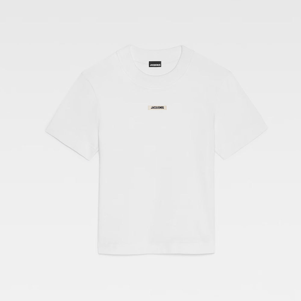 Jacquemus T-shirt Femme Gros Grain Blanc