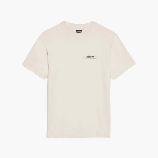Jacquemus T-Shirt Gros Grain Beige
