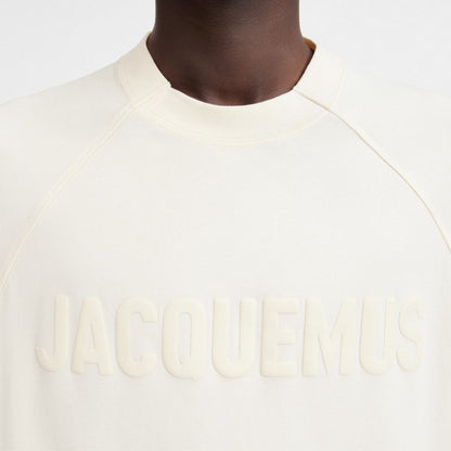 Jacquemus T-shirt Typo Beige