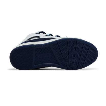 Lanvin Curb Sneakers White Navy Blue