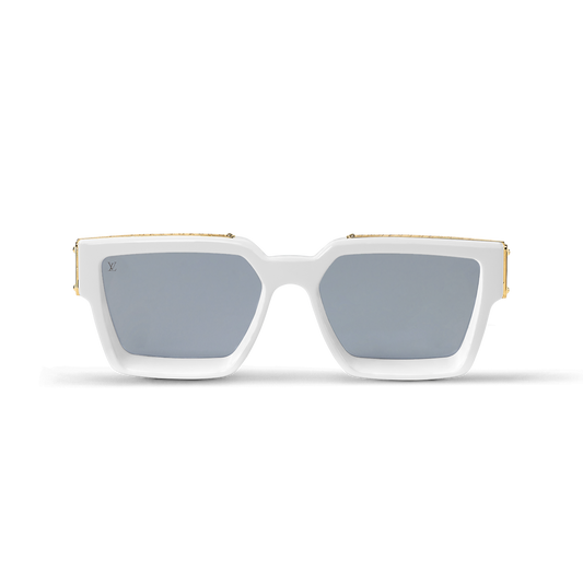 Louis Vuitton Lunettes de Soleil 1.1 Millionaires Blanc / Or