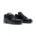 Louis Vuitton LV Trainer Patent Leather Triple Black