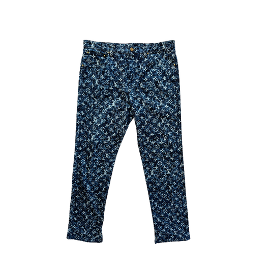 Louis Vuitton Pantalon Monogram Pointillism Workwear Jean