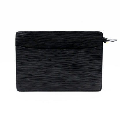 Louis Vuitton Pochette Cuir Epi Noir
