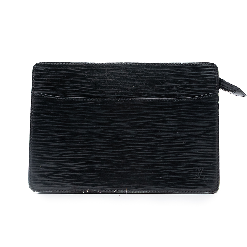 Louis Vuitton Pochette Cuir Epi Noir