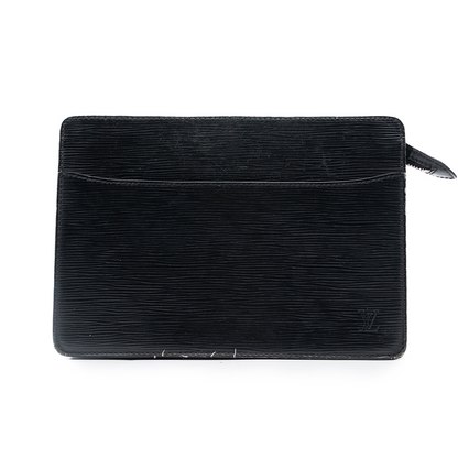 Louis Vuitton Pochette Cuir Epi Noir