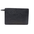 Louis Vuitton Pochette Cuir Epi Noir