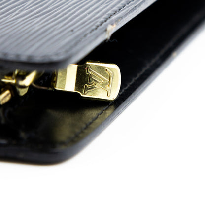 Louis Vuitton Pochette Cuir Epi Noir