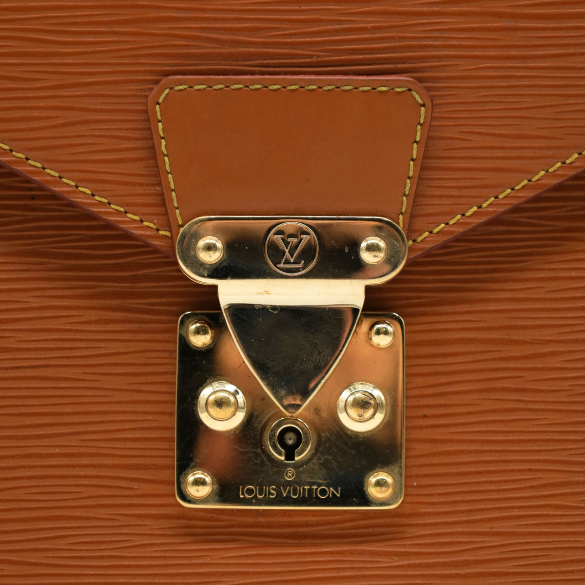 Louis Vuitton Pochette - Serviette Ambassador Epi - Brown
