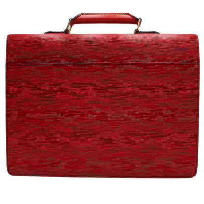 Louis Vuitton Pochette Serviette Ambassador Epi Rouge