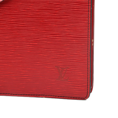 Louis Vuitton Pochette Serviette Ambassador Epi Rouge