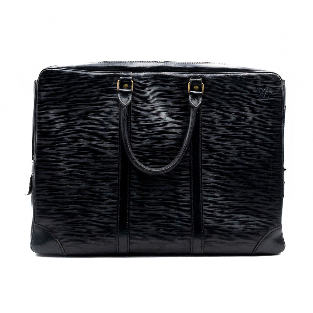 Louis Vuitton Sac Porte Document Epi Noir