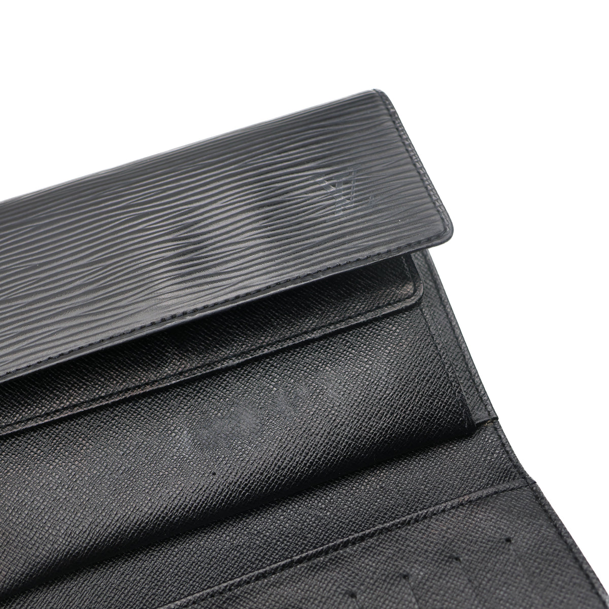 Louis Vuitton Porte Monnaie Porto Epi Noir