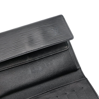 Louis Vuitton Porte Monnaie Porto Epi Noir