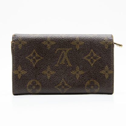 Louis Vuitton Porte Monnaie Tresor Monogram Marron
