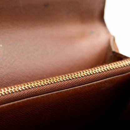Louis Vuitton Porte Monnaie Tresor Monogram Marron
