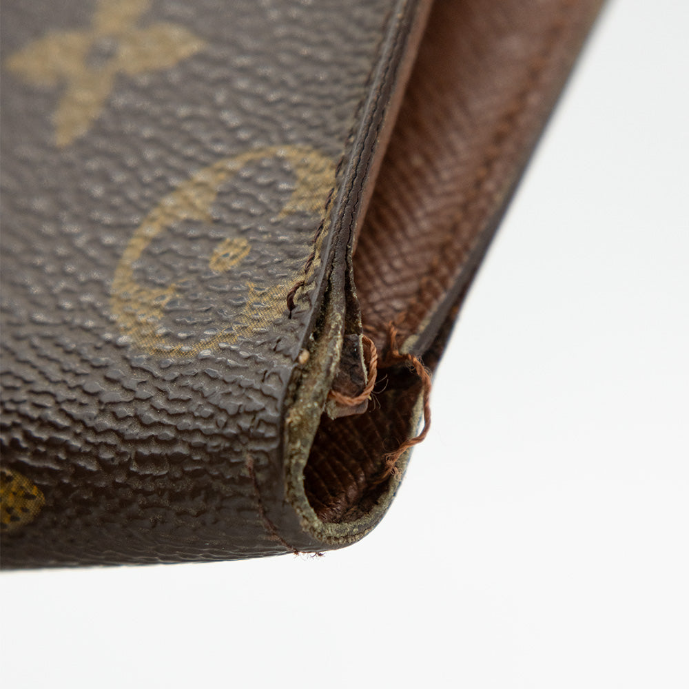 Louis Vuitton Portefeuille Brazza Monogram Marron