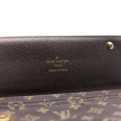 Louis Vuitton Portefeuille Mini Lin Monogram Marron