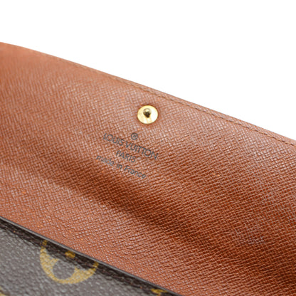 Louis Vuitton Portefeuille Porte Trésor Monogram Marron