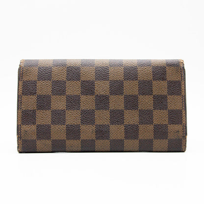 Louis Vuitton Portefeuille Sarah Damier Marron