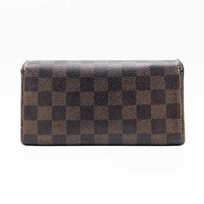 Louis Vuitton Portefeuille Sarah Damier Marron