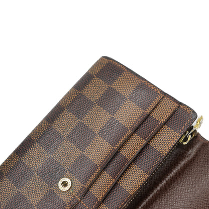 Louis Vuitton Portefeuille Sarah Damier Marron