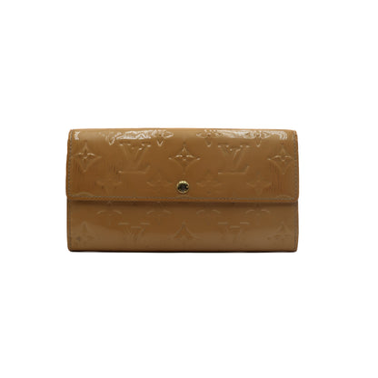 Louis Vuitton Portefeuille Sarah Vernis Beige