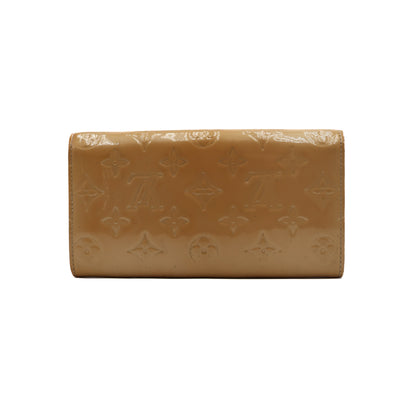 Louis Vuitton Portefeuille Sarah Vernis Beige