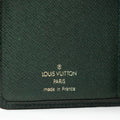 Louis Vuitton Portefeuille Taiga Epi Vert