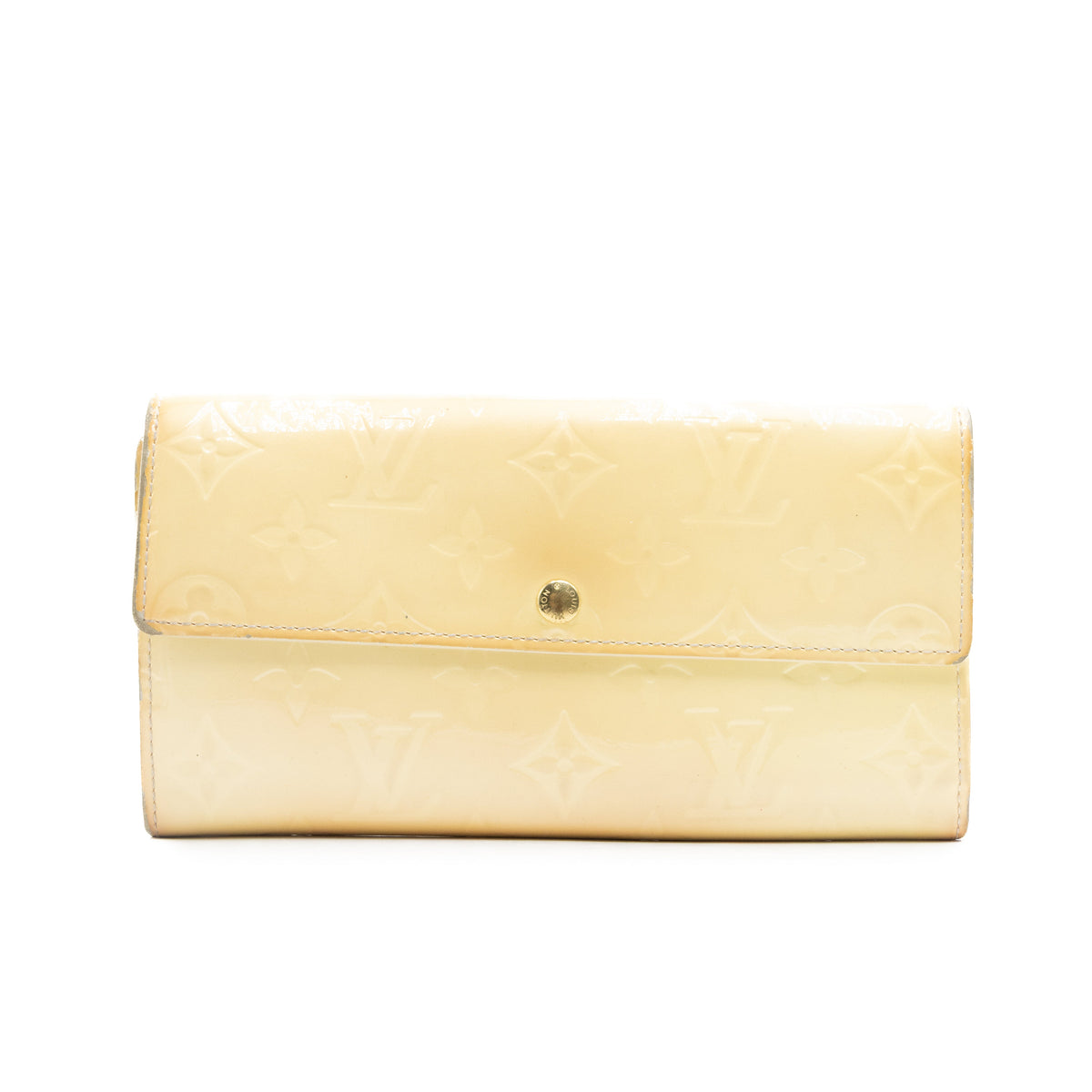 Louis Vuitton Portefeuille Vernis Beige