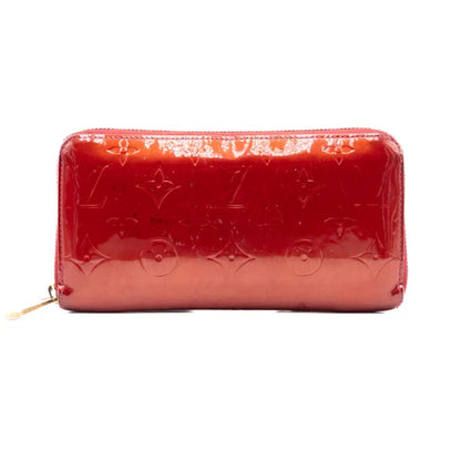 Louis Vuitton Portefeuille Vernis Monogram Rouge