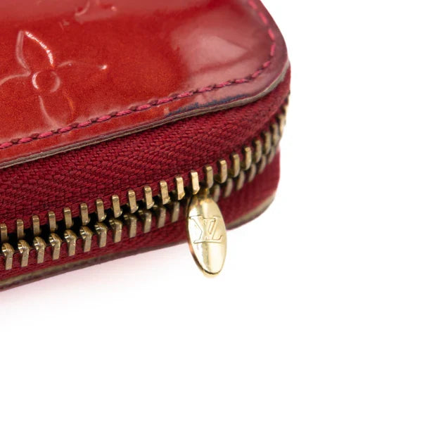 Louis Vuitton Portefeuille Vernis Monogram Rouge