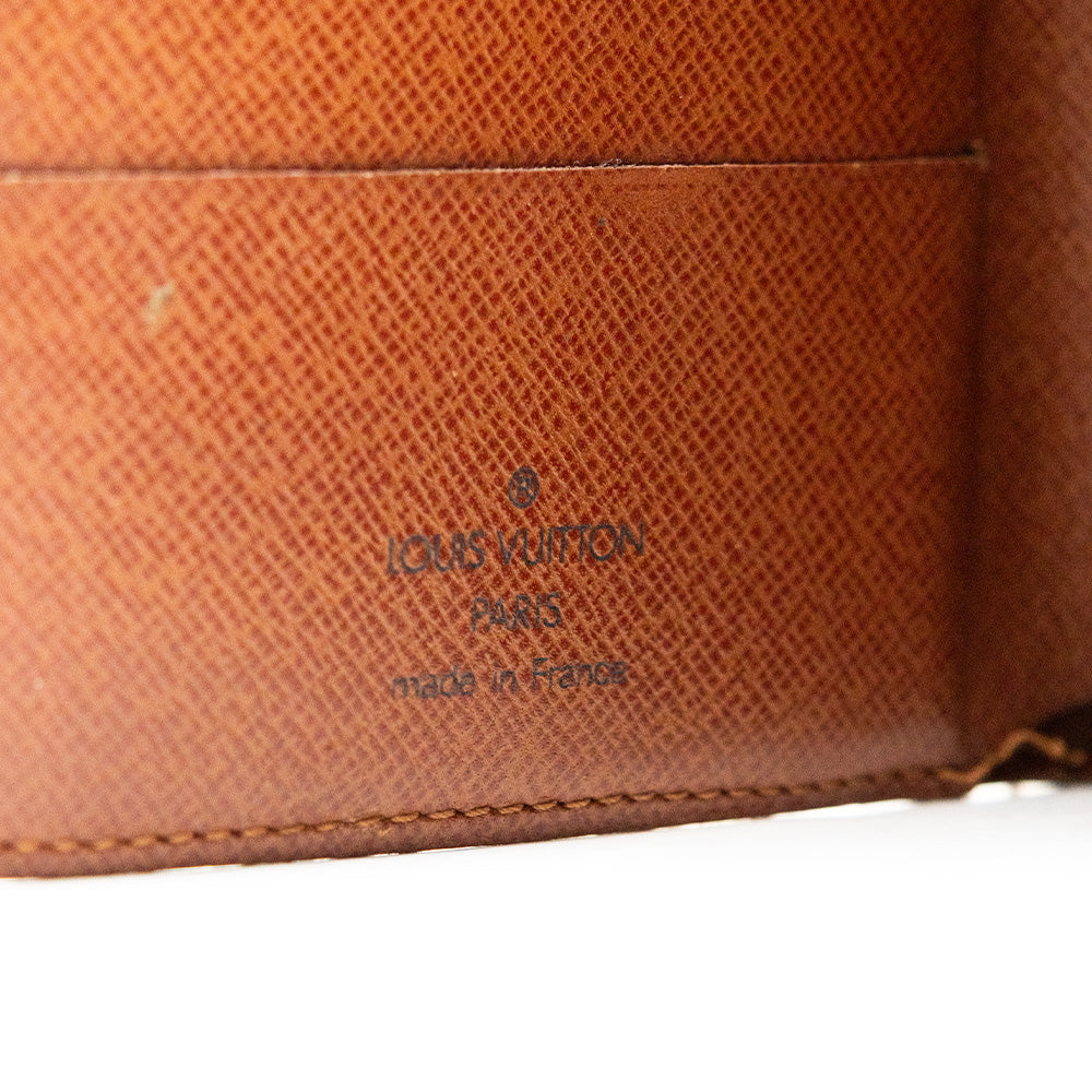 Louis Vuitton Portefeuille Zippé Monogram Marron
