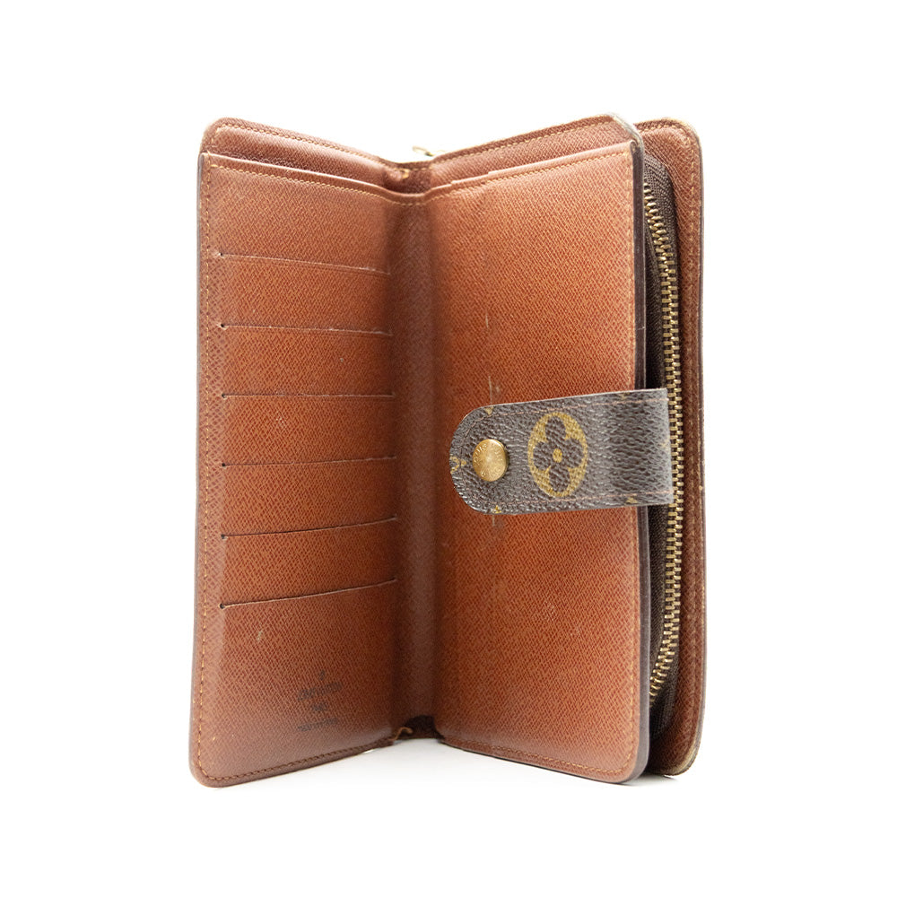 Louis Vuitton Portefeuille Zippé Monogram Marron