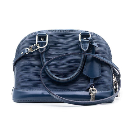 Louis Vuitton Sac à main Alma BB Epi Bleu Marine