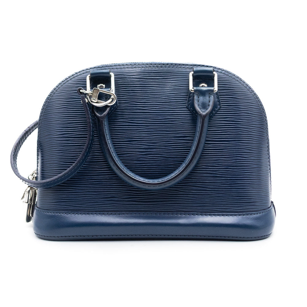 Louis Vuitton Sac à main Alma BB Epi Bleu Marine