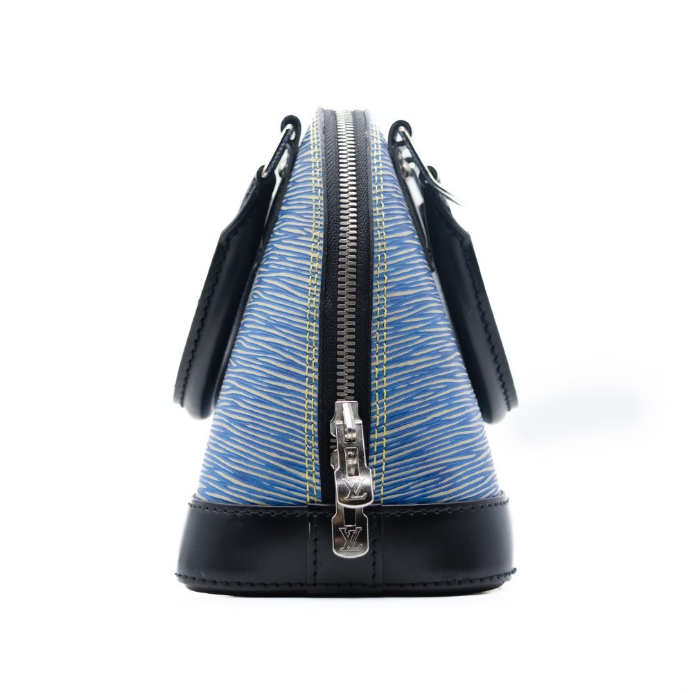 Louis Vuitton Sac à main Alma BB Epi Denim Bleu