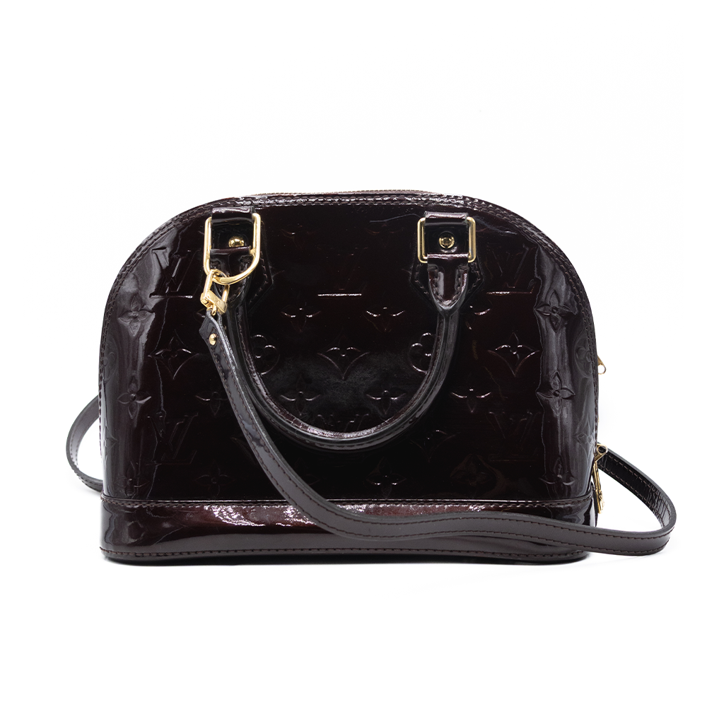 Louis Vuitton Sac a main Alma BB Vernis Aubergine