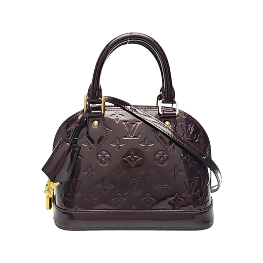 Louis Vuitton Sac a main Alma BB Vernis Aubergine