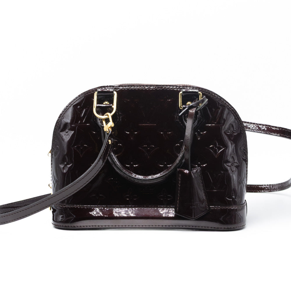 Louis Vuitton Sac a main Alma BB Vernis Aubergine