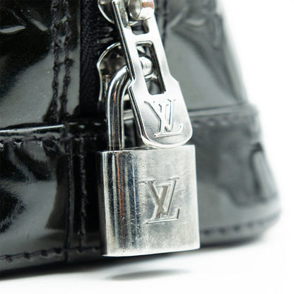 Louis Vuitton Sac à main Alma BB Vernis Khaki