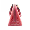 Louis Vuitton Sac à main Alma BB Vernis Rouge
