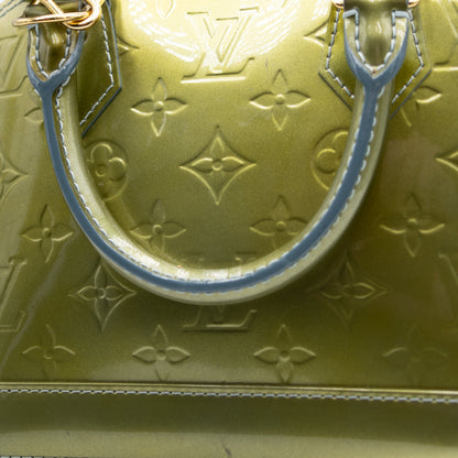 Louis Vuitton Sac à main Alma BB Vernis Vert Olive