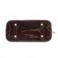 Louis Vuitton Sac à main Alma MM Vernis Aubergine