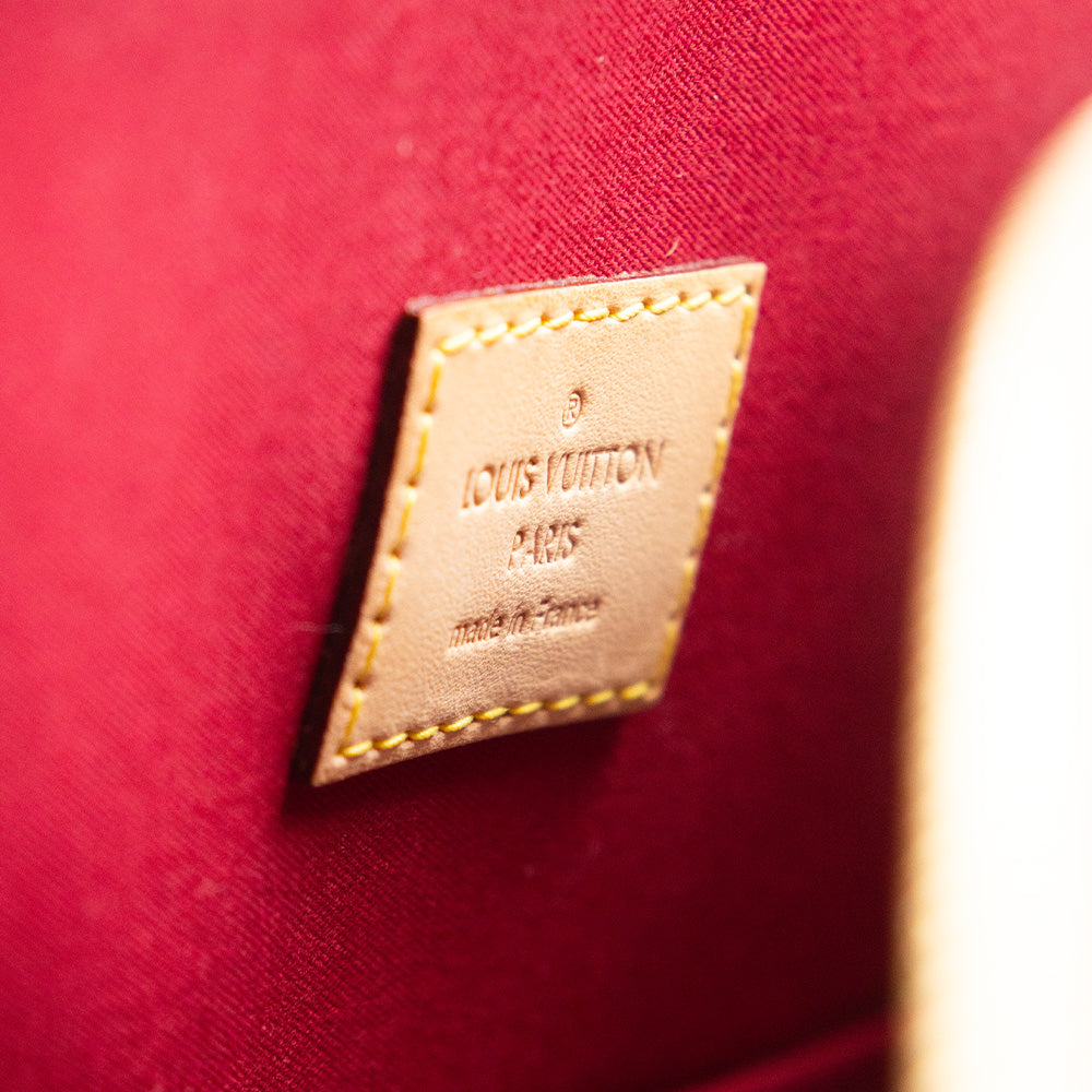Louis Vuitton Sac à main Alma MM Vernis Rouge