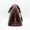 Louis Vuitton Sac à main Alma PM Vernis Aubergine