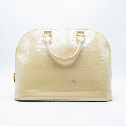 Louis Vuitton Sac à main Alma PM Vernis Beige