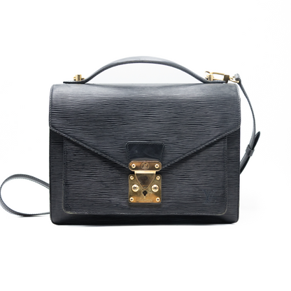 Louis Vuitton Sac à Main Monceau 28 Epi Noir